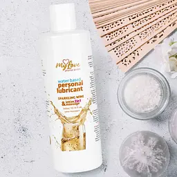 Лубрикант MyLove Aroma Series IntimMassage 2in1 Sparkling Wine, 300 мл - мініатюра 4