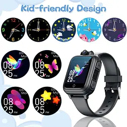 Розумний годинник Awatty Kids для хлопчиків і дівчаток, Модний розумний годинник для хлопчиків для дітей 5-12 років - мініатюра 3