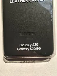 Чохол шкіряний оригінальний Leather Cover EF-VG980LJEGRU для Samsung Galaxy S20 (6.2") Gray - мініатюра 4