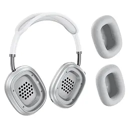 Накладні навушники Borofone BO35 Plus Adorable, ANC, BT headphones, BT5.4, AUX, 400mAh, 32h, 45h, silver - мініатюра 5