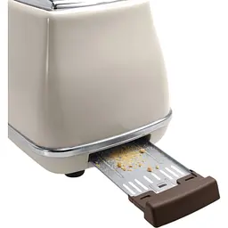 Тостер DeLonghi CTOV 2103 BG на 2 тости бежевий (0176129060/0230120036) - мініатюра 6