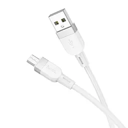 Кабель Hoco X109 USB to MicroUSB 1 м білий