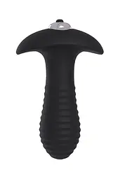 Анальна пробка з вібрацією Dream Toys Spiral Plug 9 см (чорний)