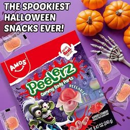 Жувальні цукерки Amos Halloween Peelerz Body Parts Gummies Candy 240г - мініатюра 5
