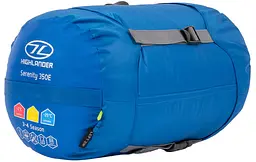 Спальний мішок Highlander Serenity 350 Envelope/-7°C Blue Left (SB238-BL) - мініатюра 8