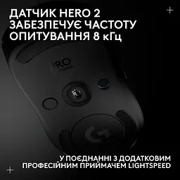 Мишка Logitech G Pro 2 Lightspeed Wireless Black (910-007295) - мініатюра 9