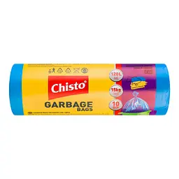 Мішки для сміття Chisto, 120 л, 10 шт. - мініатюра 2