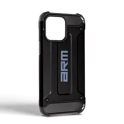 Чехол для Apple iPhone 14 Pro Max, Panzer, черный, противоударный, бронированный, милитари, панель-накладка, защита всего корпуса, защита дисплея и камеры, термополиуретан (TPU) + поликарбонат (PC), ArmorStandart (ARM70800) - мініатюра 2