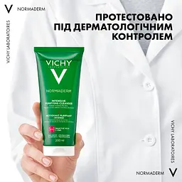 Гель для глибокого очищення Vichy Normaderm жирної схильної до недоліків шкіри обличчя та тіла 200 мл - мініатюра 10