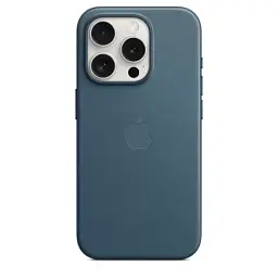 Чохол CasePro FineWoven Case with MagSafe Pacific Blue для iPhone 15 Pro - мініатюра 3
