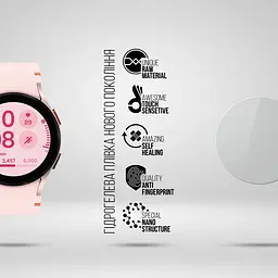 Гідрогелева плівка на годинники Samsung Galaxy Watch FE ArmorStandart захисна плівка для смарт годинників прозора (ARM78832) - мініатюра 2