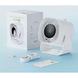 Портативний вентилятор DK WT-F87 White [136034] - мініатюра 3