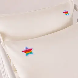 Дитяча постільна білизна MIRSON LITTLE KIDS Poplin Edition Unicorn Milky White 110х160см (2200013086369) - мініатюра 6