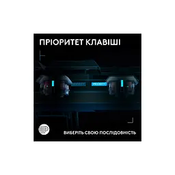 Клавіатура Logitech G515 Rapid TKL Wired USB UA Black (920-013861) - мініатюра 7