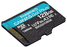 Карта пам'яті Kingston microSDXC 128Gb Canvas Go Plus Class 10 UHS-1 А2 V30 [SDCG3/128GBSP] [53491] - мініатюра 4