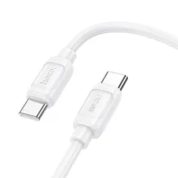 Дата кабель Hoco X115 Surpass Type-C to Type-C 60W (1m) White - мініатюра 3