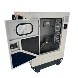 Дизельний генератор OYAL OYY-22 YANG DONG YND485D 22KVA/17.6KW, Альтернатор OYL184E, витрата 75% навантаження - 4,2 літри/годину, 230/400 В, 50 Гц (AVR+ATS) 2000*900*1200 мм, 630 кг, 115 л - мініатюра 6