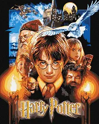 Картина за номерами з фарбами металік "Harry Potter: Постер" 40х50 см Ideyka (KHO8716)