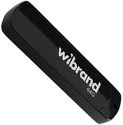 USB Flash 64GB USB 2.0 Wibrand Grizzly (WI2.0/GR64P3B) Black