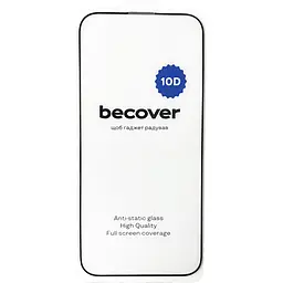 Захисне скло BeCover для Apple iPhone 16 Pro Max 10D Black (712324) - мініатюра 3
