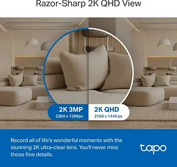 IP-Камера Tapo C220 4MP N300 microSD motion detection TP-Link teh0016037 - мініатюра 6