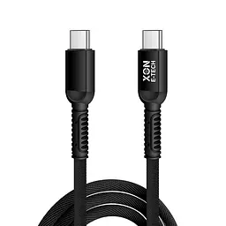 Кабель XON SmartCable Type-C - Type-C PD 65W 1м MaxCharge (SC202C6W1B 3555) Чорний