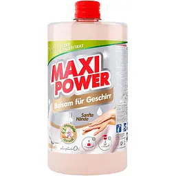 Засіб для ручного миття посуду Maxi Power Мигдаль запаска 1000 мл (4823098412151)