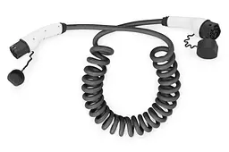 Кабель зарядний Digitus EV Single Phase, 240V, 32A, 10 m Type 2 to Type 2 Spiral teh0018832 - мініатюра 2