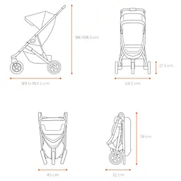 Коляска основа Thule Spring Stroller Aluminium (TH 11300100) - мініатюра 7