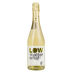 Вино ігристе Cordier Low Matter What Chardonnay біле напівсухе 0.75 л