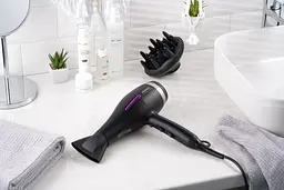 Фен Ardesto Violet PRO HD-Y223PRO, 1850-2200Вт, 2 швидкості, 3темп.режими, дифузор, чорний - мініатюра 2