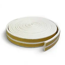 Ущільнювач для дверей клейкий Е-подібний 6 м HORST білий (DS-E 9x4 WHITE)