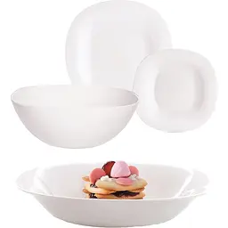 Сервіз Luminarc Carine White 19 предметів (V8304) - мініатюра 2