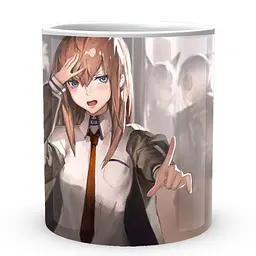 Кухоль GeekLand Steins Gate Брама Штейна Макісе SG 15 330 мл білий - мініатюра 2