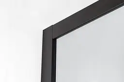 Душова кабіна кутова Eger Tisza 90x90 розсувна скло Spagetti без піддону black 599-021-BS/1, Чорний, интимато, чорний - мініатюра 2