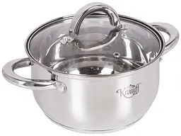 Каструля Krauff Steil, зі скляною кришкою, 22 см, 4 л (26-238-020) - мініатюра 2