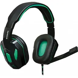 Ігрові навушники Defender Warhead G-275 1.8м Зелено-чорні - мініатюра 2