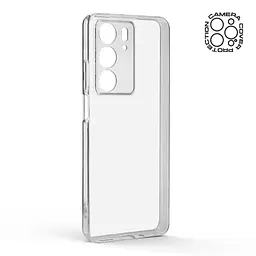 Прозрачный чехол для Realme C75 4G/C75x 4G с защитой камеры, тонкий, силиконовый, бесцветный, ударопрочный, противоударный бампер с закрытой камерой, ArmorStandart (ARM82891) - мініатюра 2