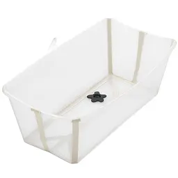 Набір Stokke Flexi Bath: ванночка складна та адаптер, бежевий (531512) - мініатюра 3