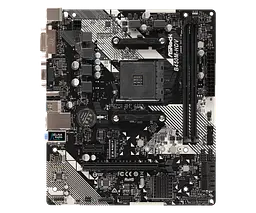 Материнська плата AsRock AM4 (B450) B450M-HDV R4.0, B450, 2xDDR4, Int.Video(CPU), 4xSATA3, 1xM.2, 1xPCI-E 16x 3.0, 1xPCI-E 1x 2.0, ALC887, RTL8111H, 6xUSB3.1/4xUSB2.0, VGA/DVI-D/HDMI, mATX - мініатюра 2