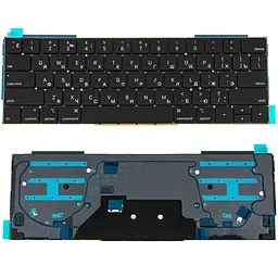 Клавіатура для ноутбука APPLE (MacBook Pro: A1990 (2018), A1989 (2018)) rus, black, без фрейму, підсвічування клавіш SMAL ENTER (оригінал) - мініатюра 2