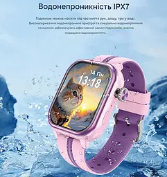 Смарт-годинник Wonlex KT39 GPS 16GB Pink (SBWKT39P) - мініатюра 6