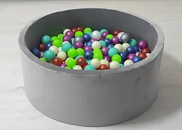 Сухий басейн з кульками сірий