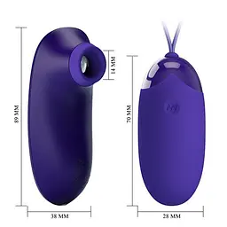 Віброяйце Pretty Love Orthus-Youth Stimulator Blue - мініатюра 3