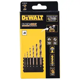 Набір свердл DeWALT у касеті для Tough Case, по металу Black&Gold, 7 шт. (DT70828)
