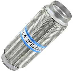 Гофра глушника 64 х 250 мм Тришарова (EuroEx)