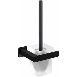 Йоржик для унітазу Omnires Nelson black mat NL80620BL, Чорний матовий