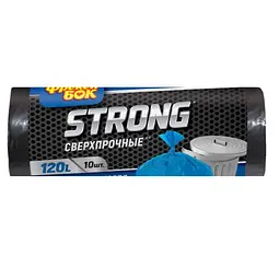 Пакети для сміття Фрекен Бок Strong, з вушками, 120 л, 10 шт.