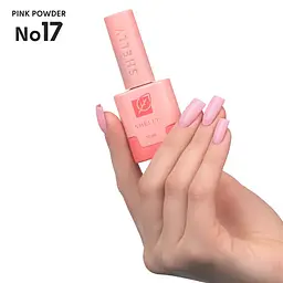Гель-лак для нігтів 17 Pink Powder Shelly 12 мл - мініатюра 3