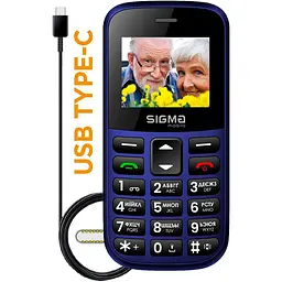 Мобільний телефон Sigma mobile Comfort 50 Easy Blue (4827798585238) UA-UCRF [131383] - мініатюра 5